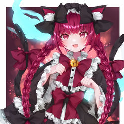 This is a pixiv picture whose title is ゴスロリお燐.
