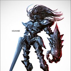 This is a pixiv picture whose title is ナイト（騎士）.