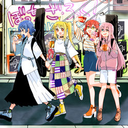 This is a pixiv picture whose title is ぼっち・ざ・ろっく！.