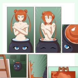 This is a pixiv picture whose title is スプラッタ塗装 / Splatter Painting.