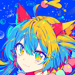 This is a pixiv picture whose title is 🎊.