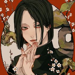 This is a pixiv picture whose title is 梅暦.