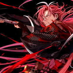 This is a pixiv picture whose title is 【FGO】高杉社長実装おめでとう！.
