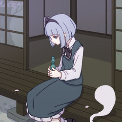 This is a pixiv picture whose title is また春が来る.