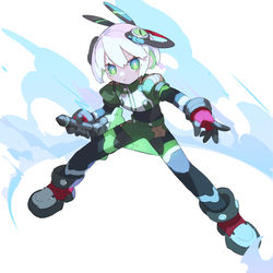 This is a pixiv picture whose title is 緑子ちゃん.