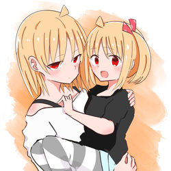 This is a pixiv picture whose title is 伊地知姉妹👭.
