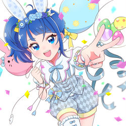 This is a pixiv picture whose title is イースターソラちゃん🐰.