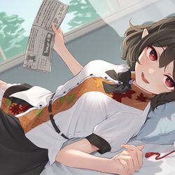 This is a pixiv picture whose title is 朝刊です♪.