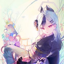 This is a pixiv picture whose title is ❤️❤️.