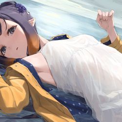 This is a pixiv picture whose title is Violet.