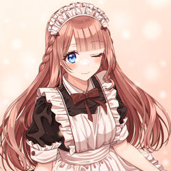 This is a pixiv picture whose title is 穂波.
