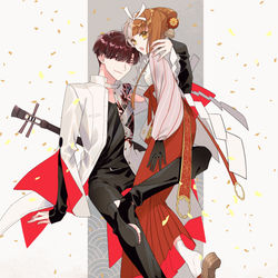 This is a pixiv picture whose title is 高阿.