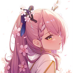 This is a pixiv picture whose title is Sakura Fauna.