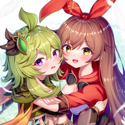 This is a pixiv picture whose title is アンバー×コレイ.