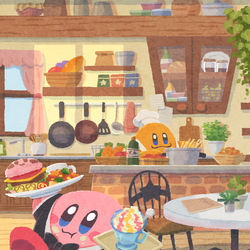 This is a pixiv picture whose title is レストラン.