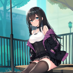 This is a pixiv picture whose title is 近未来ちゃん！.