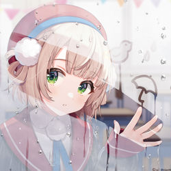 This is a pixiv picture whose title is まだ雨はやまない.