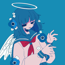 This is a pixiv picture whose title is 埋.
