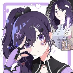This is a pixiv picture whose title is まふゆの母との対話.