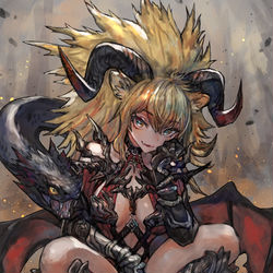This is a pixiv picture whose title is キマイラ女子.
