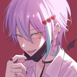 This is a pixiv picture whose title is ヴァンパイアるいくん.