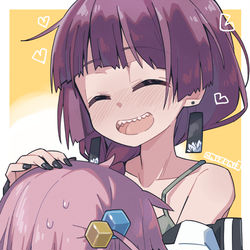 This is a pixiv picture whose title is 廣井きくりと後藤ひとり.