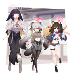This is a pixiv picture whose title is 忍法研究部の春.