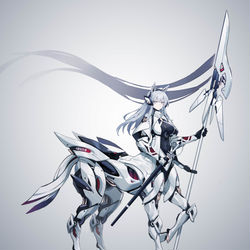 This is a pixiv picture whose title is 人马战士.