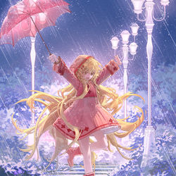 This is a pixiv picture whose title is rain.