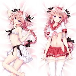 This is a pixiv picture whose title is Fate/GO アストルフォ Astolfo 2WT 抱き枕.
