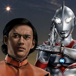 This is a pixiv picture whose title is さようなら！ウルトラマン　さようなら！郷 秀樹.