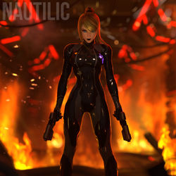 This is a pixiv picture whose title is Dark Hunter.