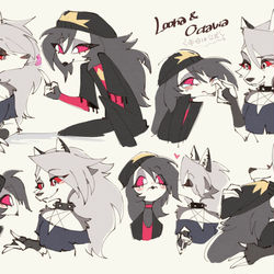 This is a pixiv picture whose title is Loona & Octavia.