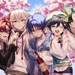 This is a pixiv picture whose title is 🌸.