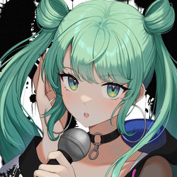 This is a pixiv picture whose title is 初音ミク.