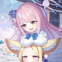 This is a pixiv picture whose title is ミカとセイア.