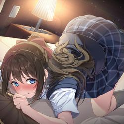 This is a pixiv picture whose title is 桜坂しずく.