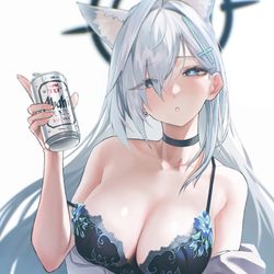 This is a pixiv picture whose title is 酔いOLクロコ.