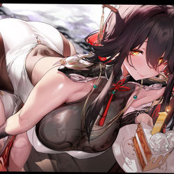 This is a pixiv picture whose title is 陵光.