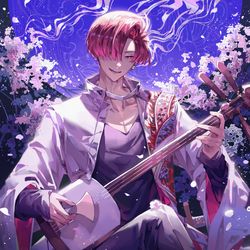 This is a pixiv picture whose title is 若杉.