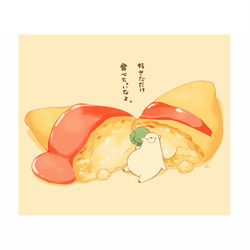 This is a pixiv picture whose title is チーズオムレツ.