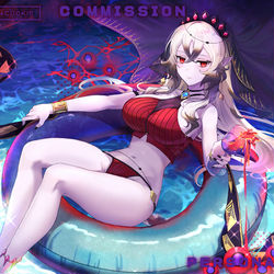 This is a pixiv picture whose title is カルテシア.