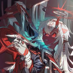 This is a pixiv picture whose title is 恐欠少女.