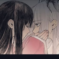 This is a pixiv picture whose title is てるもこまとめ.