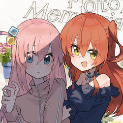 This is a pixiv picture whose title is ぼっちちゃん×喜多ちゃん.