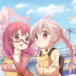 This is a pixiv picture whose title is まひろちゃん、今日のことは秘密にしとこうね.