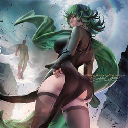 This is a pixiv picture whose title is タツマキ tatsumaki 龙卷.