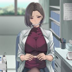 This is a pixiv picture whose title is みせて？.