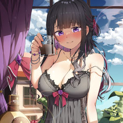 This is a pixiv picture whose title is Skeb.