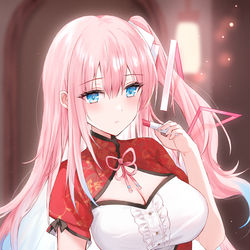 This is a pixiv picture whose title is 【skeb】夢咲ミアさん.